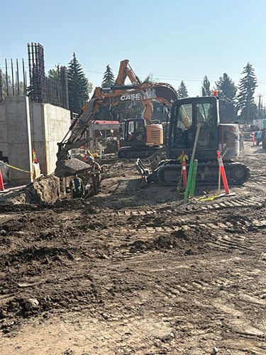 Image 2 - multifamily, 2 Sons Excavating, mechanical trenching.