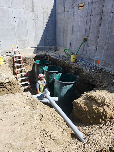 Sumps Image 3 - 2 Sons Excavating, mechanical trenching.